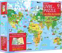 Livre et puzzle : Les villes du monde