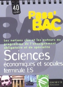 Sciences economiques et sociales terminale es