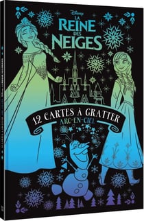 LA REINE DES NEIGES - Les Ateliers Disney - 12 cartes à gratter arc-en-ciel - Disney