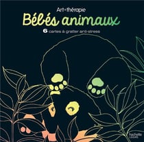 Bébés animaux - 6 cartes à gratter anti-stress