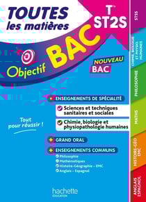 Objectif bac : Toutes les matières - Terminale ST2S (édition 2026)