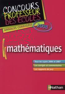 Annales corrigées du crpe-mathématiques