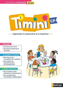 Timini, méthode de français : fichier à photocopier - CP - compréhension (édition 2020)