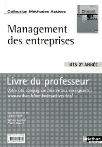 Management des entreprises - bts - 2ème année - livre du professeur