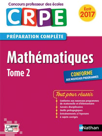 Mathematiques Epreuve Ecrite T02 Livre En Ligne
