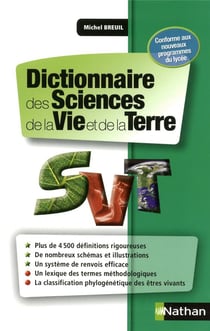Dictionnaire Des Sciences De La Vie Et De La Terre