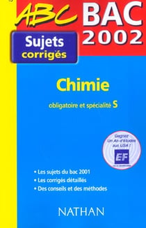 Chimie s - corriges - edition 2002