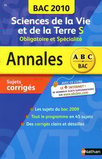 ANNAL BAC 2010 SVT OBLI + SPE