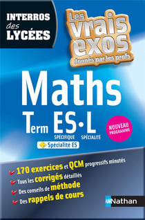 Interros des lycées Tome 31 : maths - terminale ES-L - programme 2012