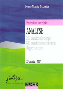 Exercices corriges d'analyse mp 2e annee t.1