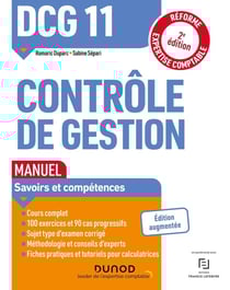 DCG 11 : contrôle de gestion - manuel (2e édition)