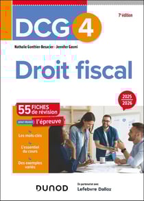 DCG 4 : Droit fiscal - Fiches de révision (édition 2025/2026)