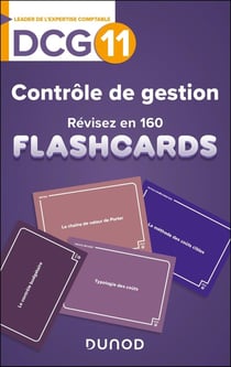 DCG 11 : Contrôle de gestion - Révisez en 160 flashcards