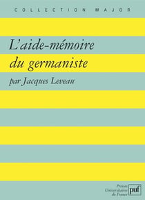 L'aide-mémoire du germaniste