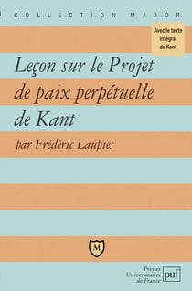 Leçon sur Projet de paix perpetuelle de Kant