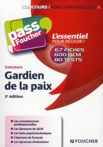 Pass'foucher - gardien de la paix - concours (2e édition)