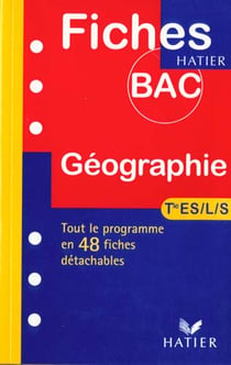 Fiches pour le bac geographie terminale es- l- s