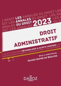 Annales droit administratif (édition 2023)