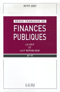 La lolf et la V république