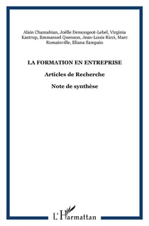 La formation en entreprise - vol282012 - articles de recherche - note de synthese