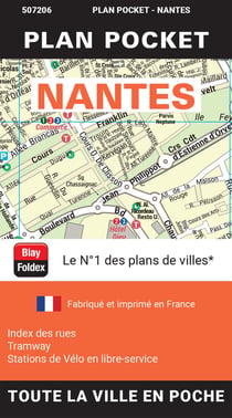 Nantes : Plan pocket (édition 2024)