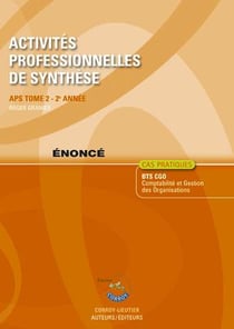 Activités professionnelles de synthèse t.2 - énoncé (6e édition)