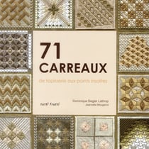 71 carrés de tapisserie aux points insolites