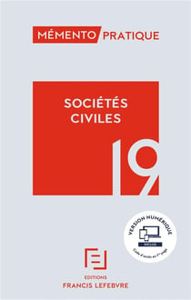 MEMENTO SOCIETES CIVILES 2019