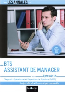 BTS assistant de manager - épreuve E5 (6e édition)