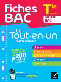 Fiches bac : Le Tout-en-un Tronc commun - Terminale générale