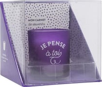 Bougie message Je pense à toi