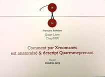 Comment par Xenomanes est anatomisé & descript Quaresmeprenant