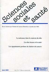 Sciences sociales et santé - la naissance dans le contexte dusida - les élus locaux et la santé