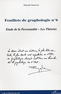 Feuillets de graphologie n°6 : Etude de la Personnalité - Les Théories