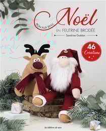 Noël en feutrine brodée