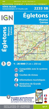 2233Sb Égletons.Meymac.Corrèze