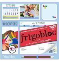 Frigobloc : Hebdomadaire - Avec des activités Montessori (édition 2025)