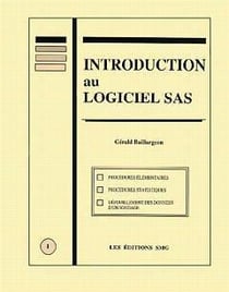 Introduction au logiciel sas (2. ed.)