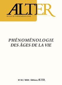 Revue de phénoménologie n.32 : Phénoménologie des âges de la vie (édition 2024)
