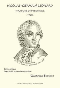 Nicolas-Germain Léonard : Essais de littérature - 1769
