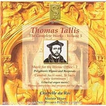 Tallis : Intégrale de l'oeuvre vol.5