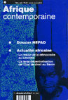 Actualite africaine - le retour de la democratie au lesotho. la lente decentralisation de l'etat de droit 