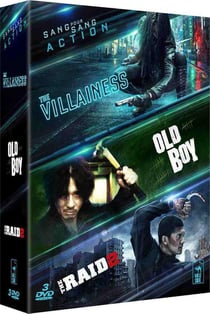 Coffret Action Asiatique - Collection de 3 films - The Villainess + Raid 2 + Old Boy