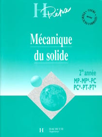 Mecanique du solide deuxieme annee pc mp psi