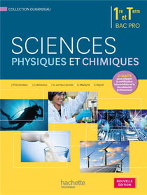 Sciences physiques et chimiques - 1ère, terminale - bac pro - livre élève (édition 2015)