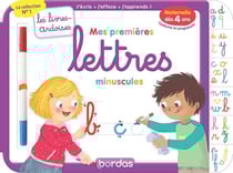 Les livres-ardoises : mes premières lettres minuscules - à partir de 4 ans (édition 2023)