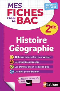 MES FICHES ABC DU BAC Tome 29 : histoire-géographie - 2de (édition 2020)