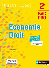 Économie-droit - 2de bac pro - licence et livre de l'élève (édition 2017)