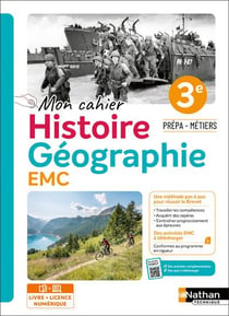 Histoire Géographie 3e prépa-métiers - 2024 - Cahier - élève - + iManuel