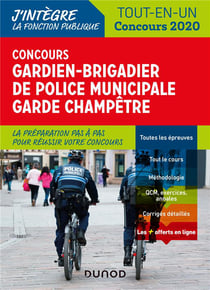 Concours gardien-brigadier de police municipale - garde champetre - 2020 - tout-en-un - concours 202